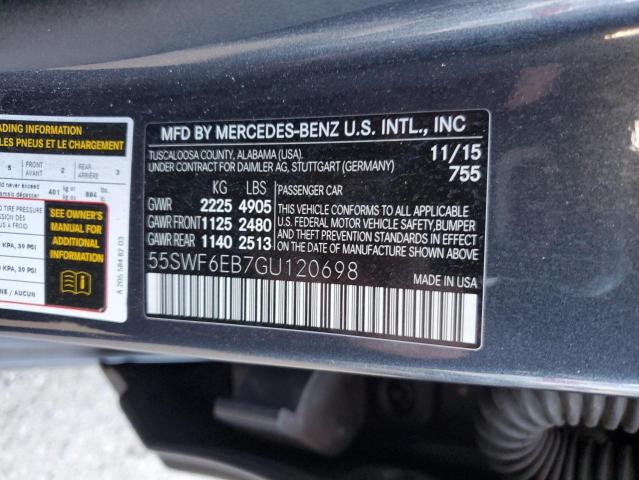 Photo 11 VIN: 55SWF6EB7GU120698 - MERCEDES-BENZ C-CLASS 