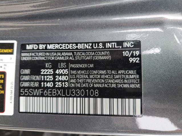 Photo 11 VIN: 55SWF6EBXLU330108 - MERCEDES-BENZ C-CLASS 