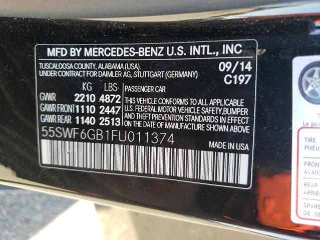 Photo 11 VIN: 55SWF6GB1FU011374 - MERCEDES-BENZ C-CLASS 