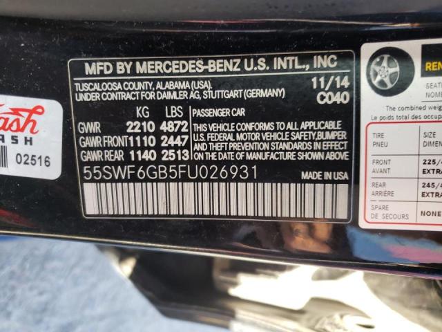 Photo 9 VIN: 55SWF6GB5FU026931 - MERCEDES-BENZ C 400 4MAT 