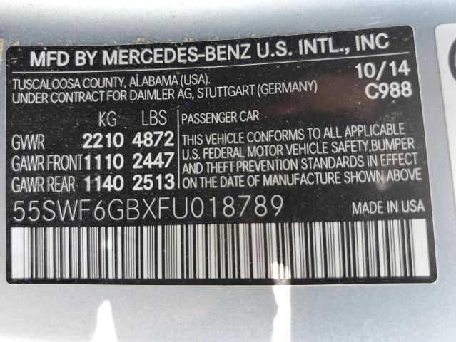 Photo 12 VIN: 55SWF6GBXFU018789 - MERCEDES-BENZ C 400 4MAT 