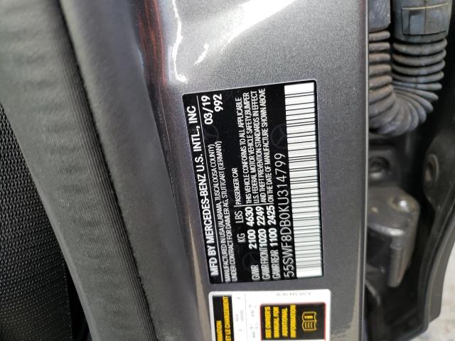 Photo 9 VIN: 55SWF8DB0KU314799 - MERCEDES-BENZ C 300 