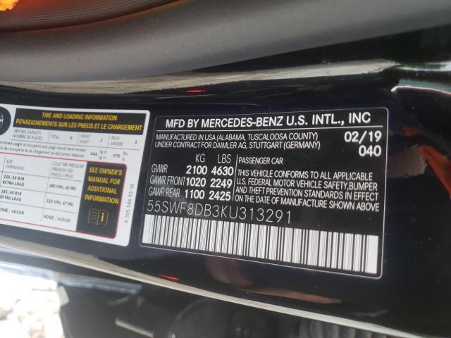 Photo 9 VIN: 55SWF8DB3KU313291 - MERCEDES-BENZ C 300 