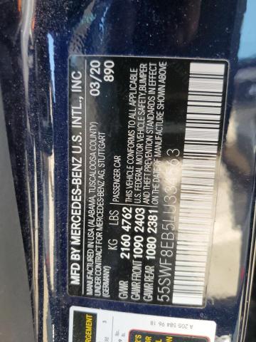 Photo 11 VIN: 55SWF8EB5LU334563 - MERCEDES-BENZ C 300 4MAT 