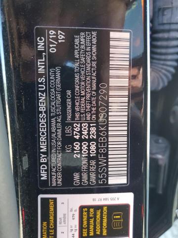 Photo 11 VIN: 55SWF8EB6KU307290 - MERCEDES-BENZ C 300 4MAT 