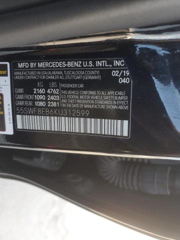 Photo 11 VIN: 55SWF8EB6KU312599 - MERCEDES-BENZ C 300 4MAT 