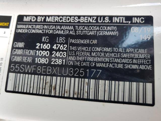 Photo 11 VIN: 55SWF8EBXLU325177 - MERCEDES-BENZ C 300 4MAT 