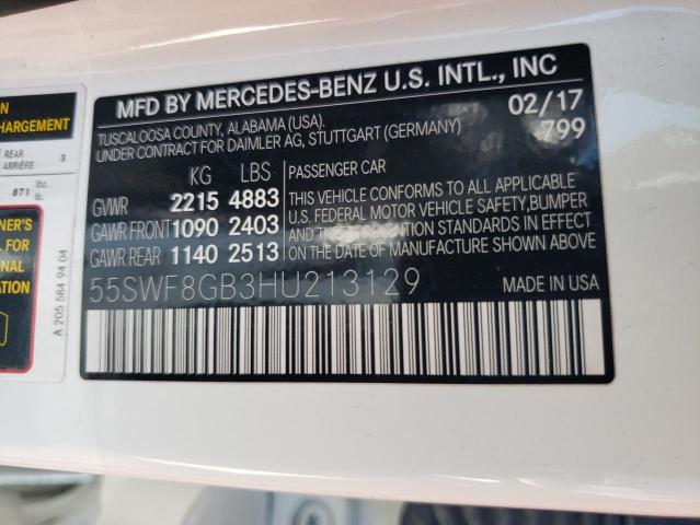 Photo 11 VIN: 55SWF8GB3HU213129 - MERCEDES-BENZ C-CLASS 