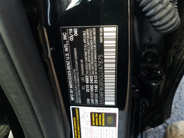 Photo 9 VIN: 55SWF8GB5GU147875 - MERCEDES-BENZ C 63 AMG 