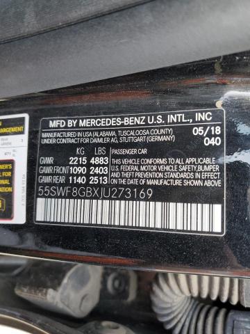 Photo 11 VIN: 55SWF8GBXJU273169 - MERCEDES-BENZ C-CLASS 