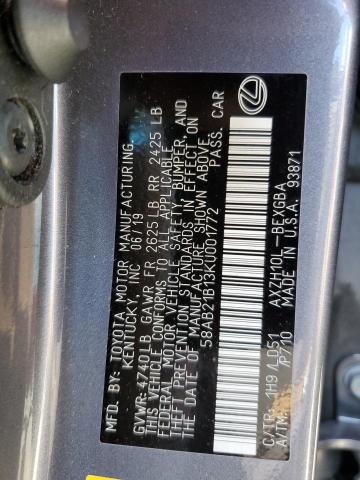 Photo 11 VIN: 58AB21B13KU001772 - LEXUS ES 300H 