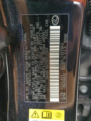 Photo 11 VIN: 58ABK1GG2GU017059 - LEXUS ES350 