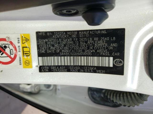 Photo 9 VIN: 58ABK1GG6HU056495 - LEXUS ES 350 