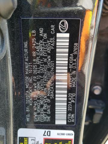 Photo 12 VIN: 58ACA1C13NU014001 - LEXUS ES 300H BA 