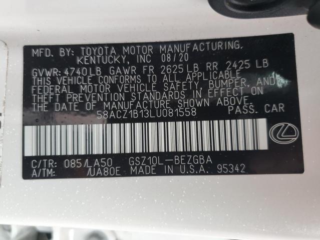 Photo 9 VIN: 58ACZ1B13LU081558 - LEXUS ES 350 BAS 