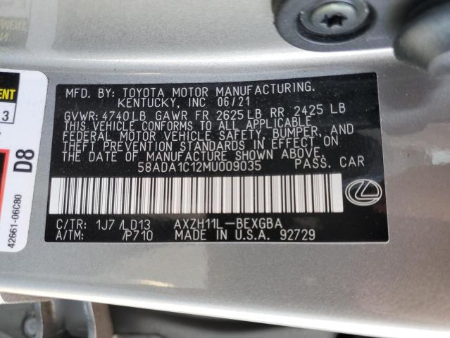 Photo 12 VIN: 58ADA1C12MU009035 - LEXUS ES300 