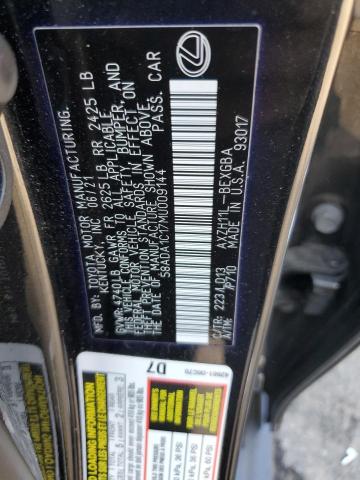 Photo 11 VIN: 58ADA1C17MU009144 - LEXUS ES 300H 