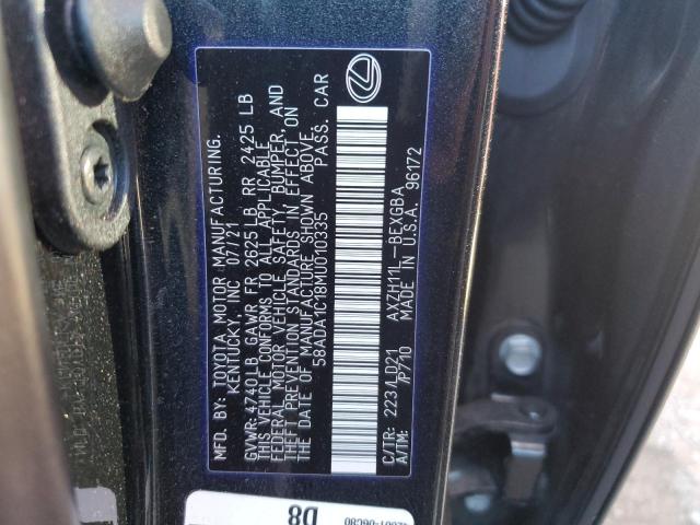 Photo 11 VIN: 58ADA1C18MU010335 - LEXUS ES 300H 