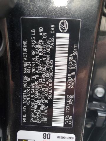 Photo 11 VIN: 58ADA1C18RU054083 - LEXUS ES 300H BA 