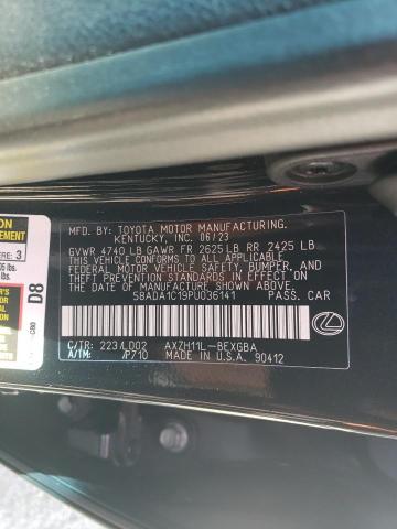 Photo 12 VIN: 58ADA1C19PU036141 - LEXUS ES 300H BA 