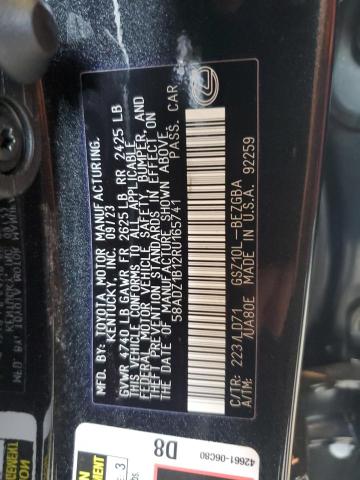 Photo 11 VIN: 58ADZ1B12RU165741 - LEXUS ES 350 BAS 