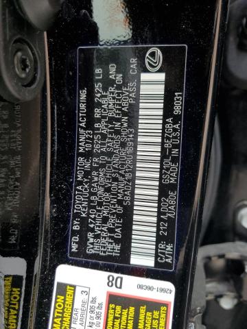 Photo 12 VIN: 58ADZ1B12RU169143 - LEXUS ES 350 BAS 