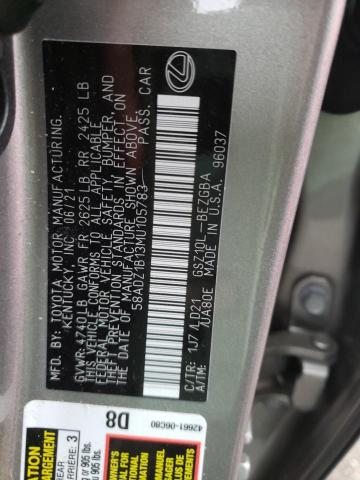 Photo 11 VIN: 58ADZ1B13MU105783 - LEXUS ES 350 BAS 