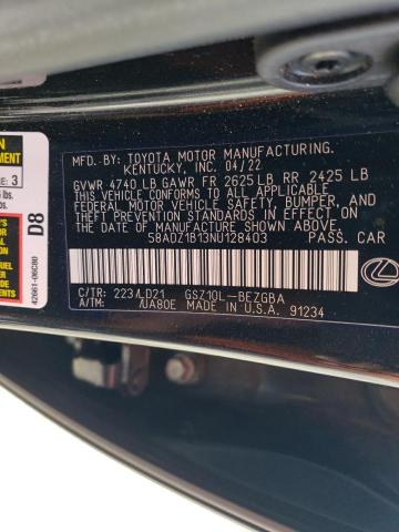 Photo 11 VIN: 58ADZ1B13NU128403 - LEXUS ES350 