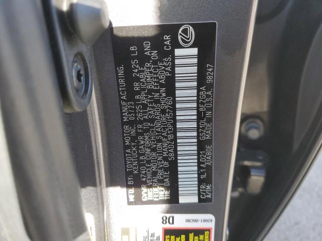 Photo 11 VIN: 58ADZ1B13PU157760 - LEXUS ES 350 BAS 