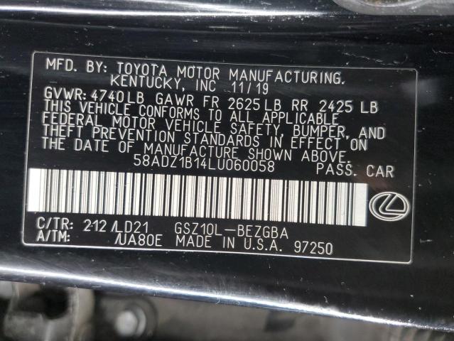 Photo 11 VIN: 58ADZ1B14LU060058 - LEXUS ES350 