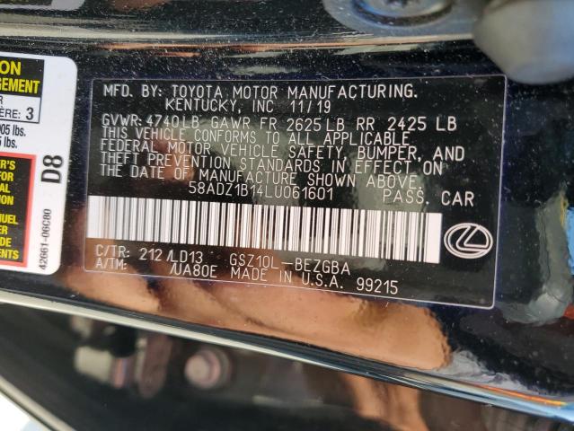 Photo 12 VIN: 58ADZ1B14LU061601 - LEXUS ES350 