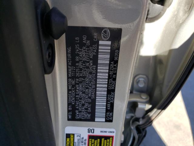 Photo 11 VIN: 58ADZ1B15PU143648 - LEXUS ES 350 BAS 