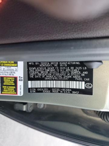 Photo 12 VIN: 58ADZ1B16LU053547 - LEXUS ES 350 