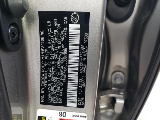 Photo 11 VIN: 58ADZ1B16LU067996 - LEXUS ES 350 