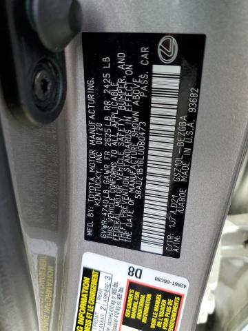 Photo 9 VIN: 58ADZ1B16LU080473 - LEXUS ES 350 