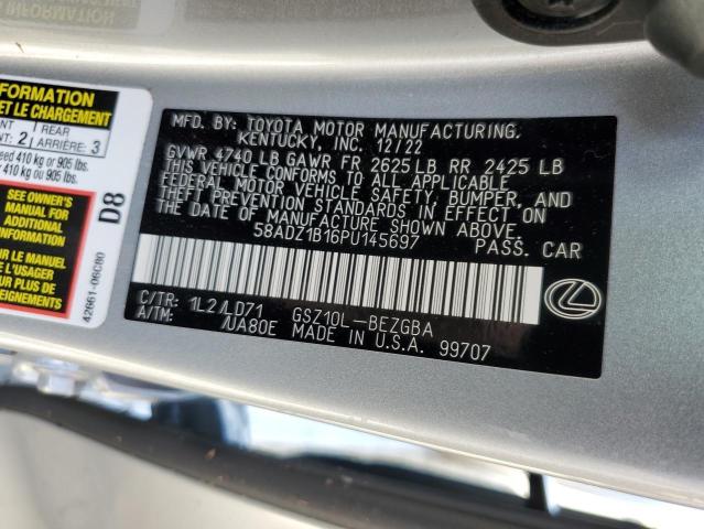 Photo 12 VIN: 58ADZ1B16PU145697 - LEXUS ES 350 BAS 