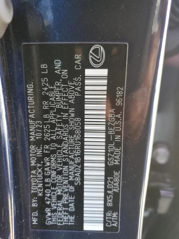 Photo 11 VIN: 58ADZ1B16RU168058 - LEXUS ES 350 BAS 