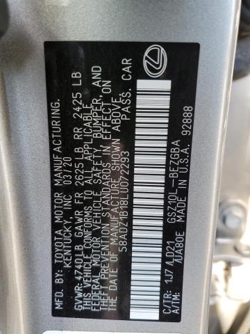 Photo 12 VIN: 58ADZ1B18LU072293 - LEXUS ES 350 