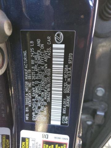 Photo 11 VIN: 58ADZ1B19LU051808 - LEXUS ES 350 