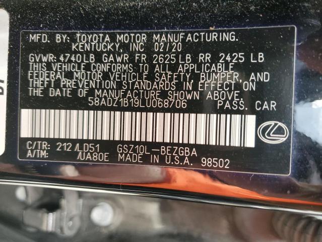 Photo 11 VIN: 58ADZ1B19LU068706 - LEXUS ES 350 