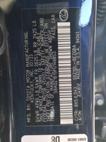 Photo 12 VIN: 58ADZ1B19PU148853 - LEXUS ES350 