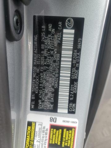 Photo 11 VIN: 58ADZ1B1XPU157898 - LEXUS ES350 