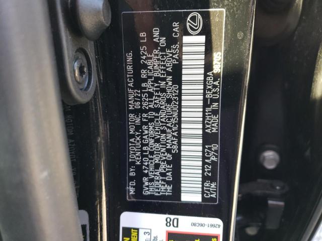 Photo 12 VIN: 58AFA1C15NU023120 - LEXUS ES 300H BA 