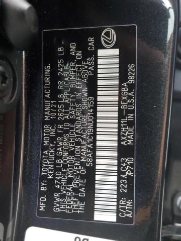 Photo 12 VIN: 58AFA1C19NU014159 - LEXUS ES 300H BA 