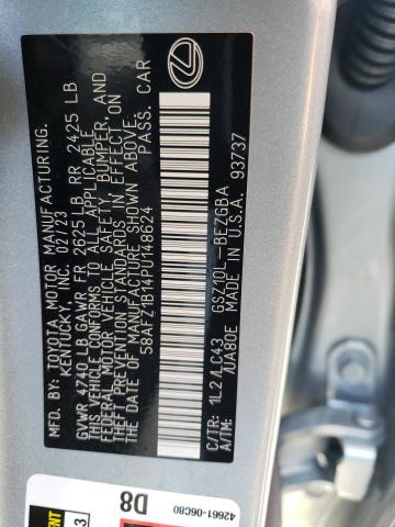 Photo 11 VIN: 58AFZ1B14PU148624 - LEXUS ES 350 BAS 