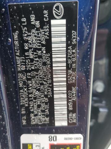 Photo 11 VIN: 58AFZ1B14PU149076 - LEXUS ES 350 BAS 