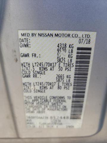 Photo 12 VIN: 5BZBF0AA2JN852448 - NISSAN NV 3500 S 