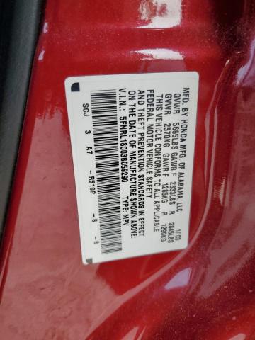 Photo 12 VIN: 5FNRL18003B059290 - HONDA ODYSSEY EX 