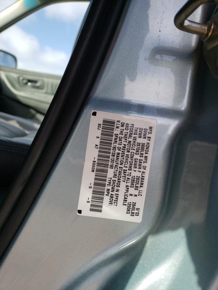 Photo 12 VIN: 5FNRL18013B130190 - HONDA ODYSSEY 