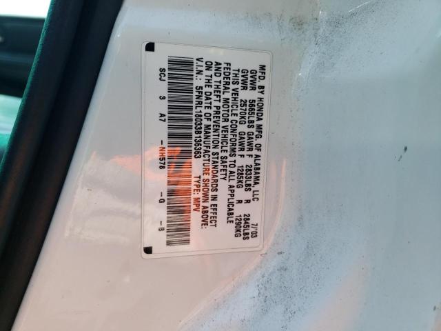 Photo 11 VIN: 5FNRL18033B136363 - HONDA ODYSSEY EX 